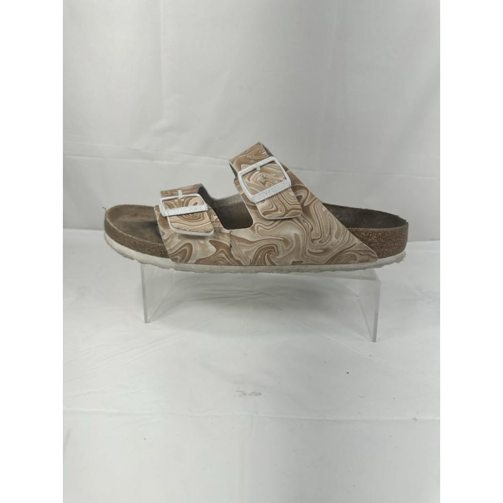 Birkenstock Arizona BiokoFlor Sandal Beige wave size 10 EU size 41 - Picture 12 of 16